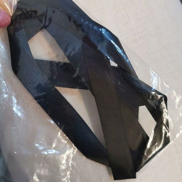 MA*RS Size Small Black Dress Jirai Kei Long Sleeve Lace Peter Pan Wednesday Goth - Picture 8 of 10